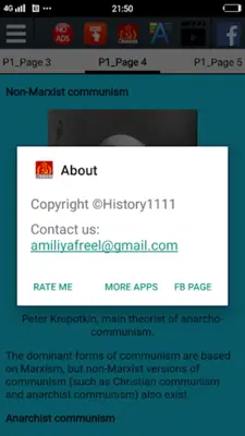 History of communism android App screenshot 2